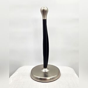Umbra Tug Nickel & Black Stand Up Modern Paper Towel Holder